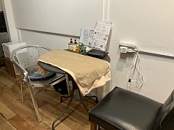 カフェスタイルのセッティング。