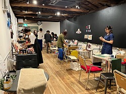 コンセントカフェマルシェ出店準備　風景！