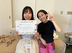 タイ古式に興味があったと、受けにきて下さいました！